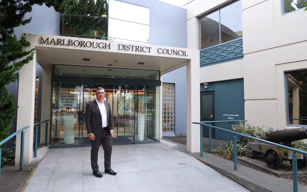 Marlborough District Council economic, community and support services manager Dean Heiford at the Seymour St building