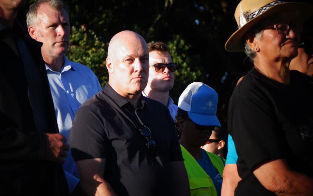 More than 1000 people attend a community vigil at Coronation Park in Tauranga on Thursday, 29 January, 2026, in the wake of the Mt Maunganui landslide.