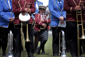 Members of the Ratana Brass Band.