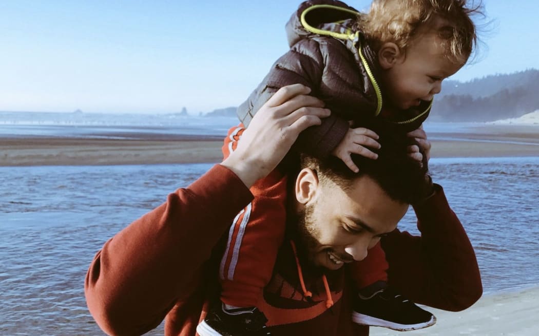 father and infant