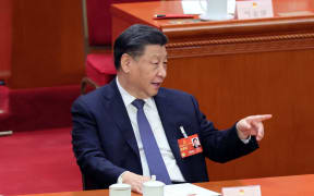 FILE: Chinese President Xi Jinping attends the National People's Congress in Beijing on March 11, 2023. President Xi turns 70 years old on June 15th. Xi Jinping has entered his third term as the general secretary of the Chinese Communist Party (CCP) and president of the People's Republic of China (PRC) to strengthen the leadership.( The Yomiuri Shimbun ) (Photo by Ichiro Ohara / Yomiuri / The Yomiuri Shimbun via AFP)