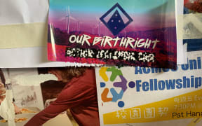 One of the white nationalist group posters spotted around Auckland University.
