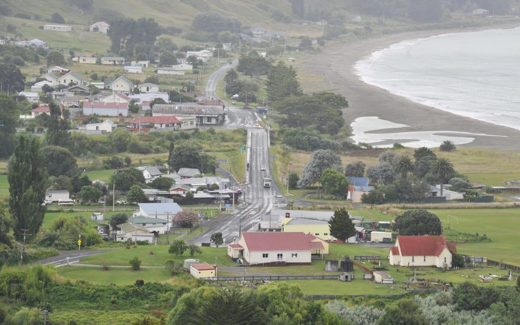Credit: Liam Clayton/Gisborne Herald. Caption: Land at Tokomaru Bay has been locked up under perpetual leasing arrangements for more than 100 years, significantly limiting the agency of Māori landowners. Last week, the Green Party included the abolition of the leases in its Hoki Whenua Mai policy.