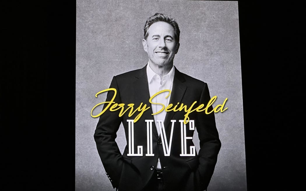 Flier from Jerry Seinfeld live show in Auckland.