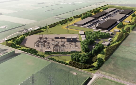 Artist's impression of how the data centre is to look.