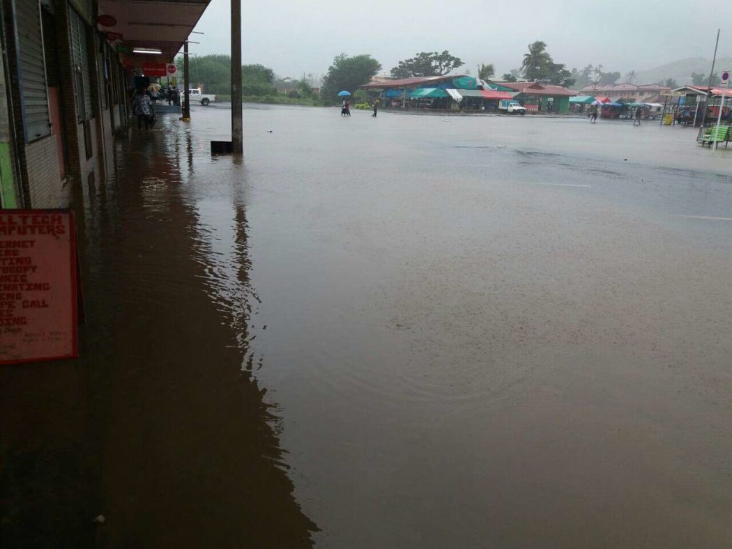 Flooding in Rakiraki, Fiji.