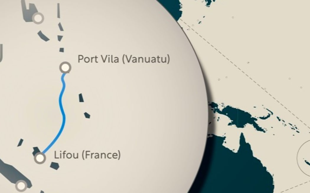 Vanuatu-New Caledonia first SMART cable system.