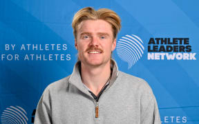 Nick Collier, NZ junior canoe and kayak slalom rep, at an Athletes Leaders Network Forum at Okahu Bay Events Centre, Auckland 18 Nov 2024. Photo credit: Alan Lee / www.photosport.nz