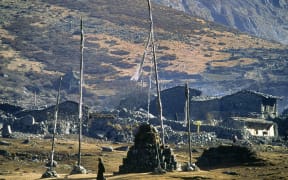 Langtan village in Nepal has reportedly been devastated by the recent quakes.