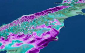 Heavy rainfall expected for South Island.
