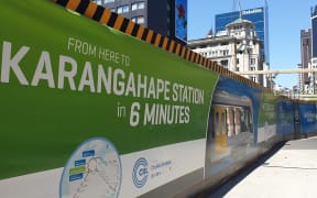 Auckland City rail link construction - Britomart to Karangahape Road, K road as seen on 5 November 2019