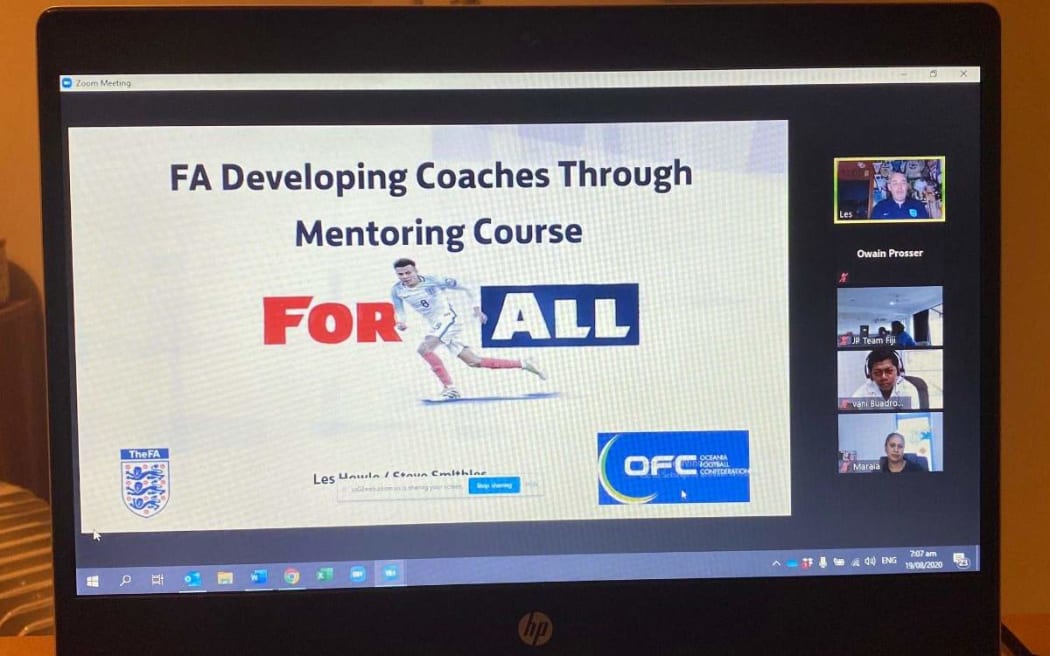OFC teamed up with the English FA to help develop coaches in the Pacific Islands.