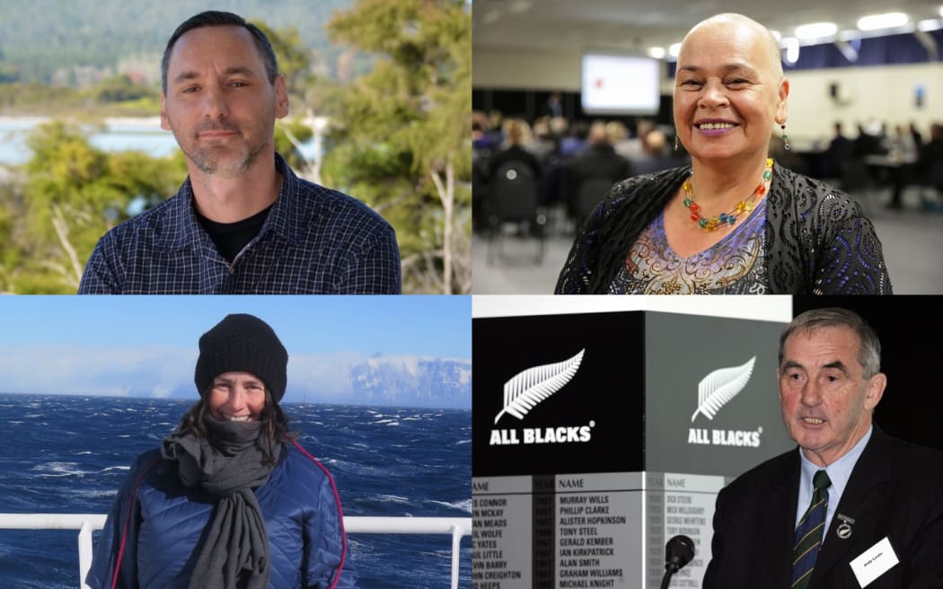 Composite image including Karl Chitham, Materoa Mar, Rochelle Constantine and Andy Leslie.
