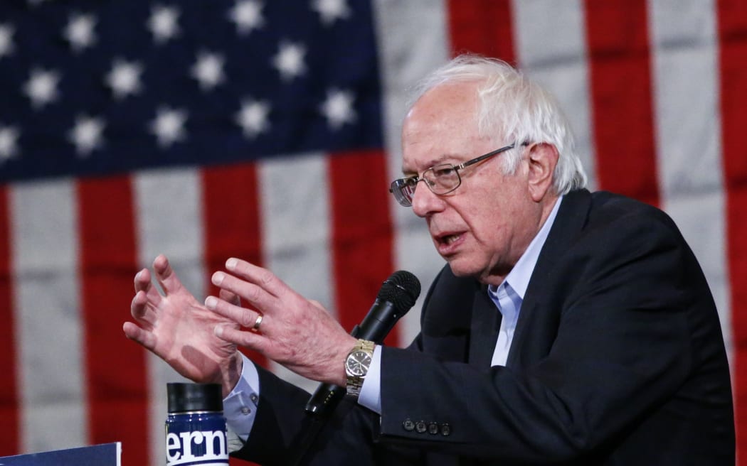 Democratic presidential candidate, Vermont Senator Bernie Sanders.
