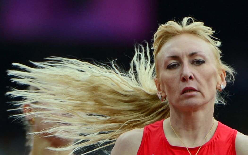 Russia's Tatyana Tomashova competes in the women's 1500 at the London 2012 Olympic Games.
