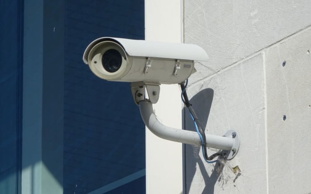 A CCTV camera at Otago University.