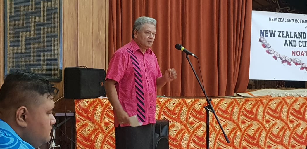 Pasirio Furivai, the chair of Fiji Rotuma Association.