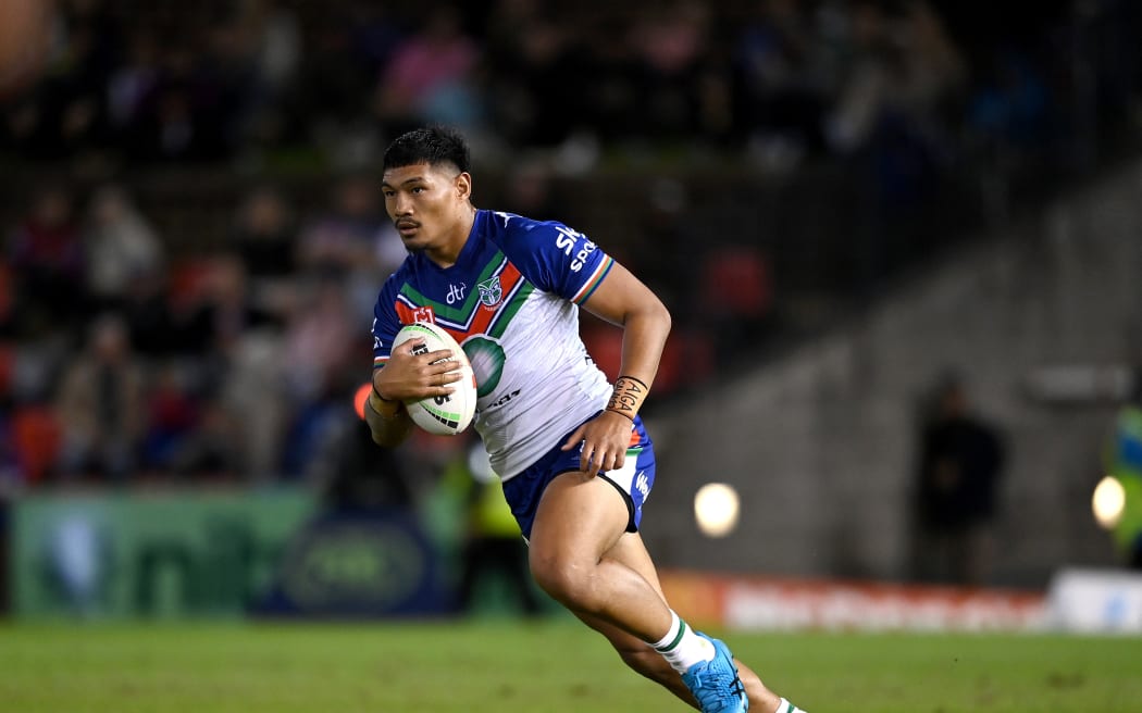 Edward Kosi of the New Zealand Warriors 2023.