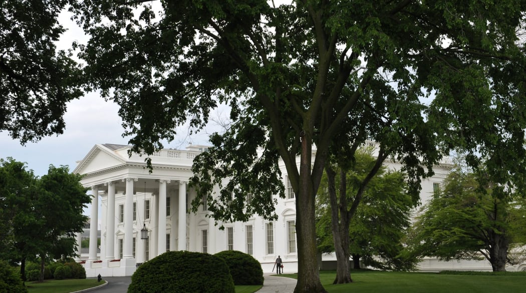 The North Portico of the White House in Washington, DC.