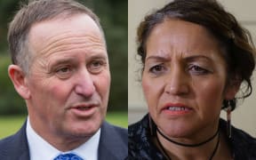 John Key and Marama Fox