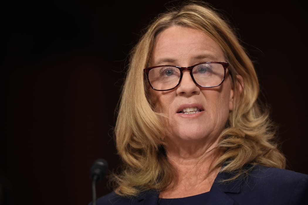 Christine Blasey Ford, the woman accusing Supreme Court nominee Brett Kavanaugh of sexually assaulting her at a party 36 years ago, testifies before the US Senate Judiciary Committee.