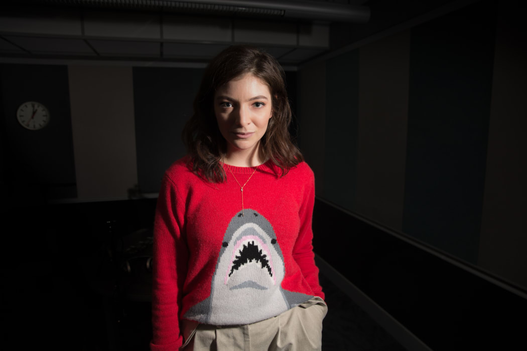 Ella Yelich-O'Connor, better known by her stage name Lorde, in the RNZ Auckland studios. 4 May 2017.