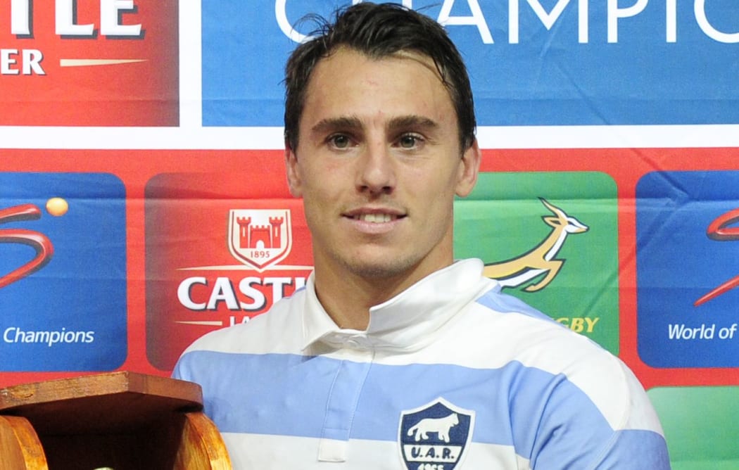 Juan Imhoff of Argentina was man of the match during the Rugby Championship match between Springboks v Argentina in Durban, 2015.