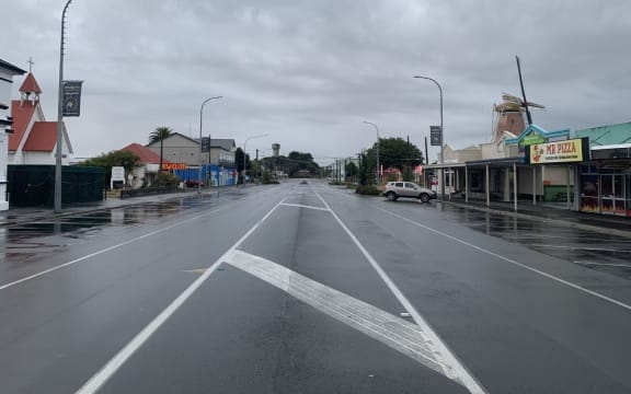 Foxton on the morning of 26 March, the first day of the Covid-19 nationwide lockdown