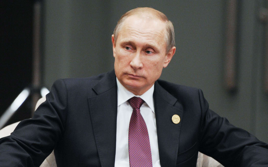 Russian President Vladimir Putin during his meeting with Japanese Prime Minister Shinzo Abe on the sidelines of the G20 summit in Antalya, Turkey, November 15, 2015. Michael Klimentyev/RIA Novosti
