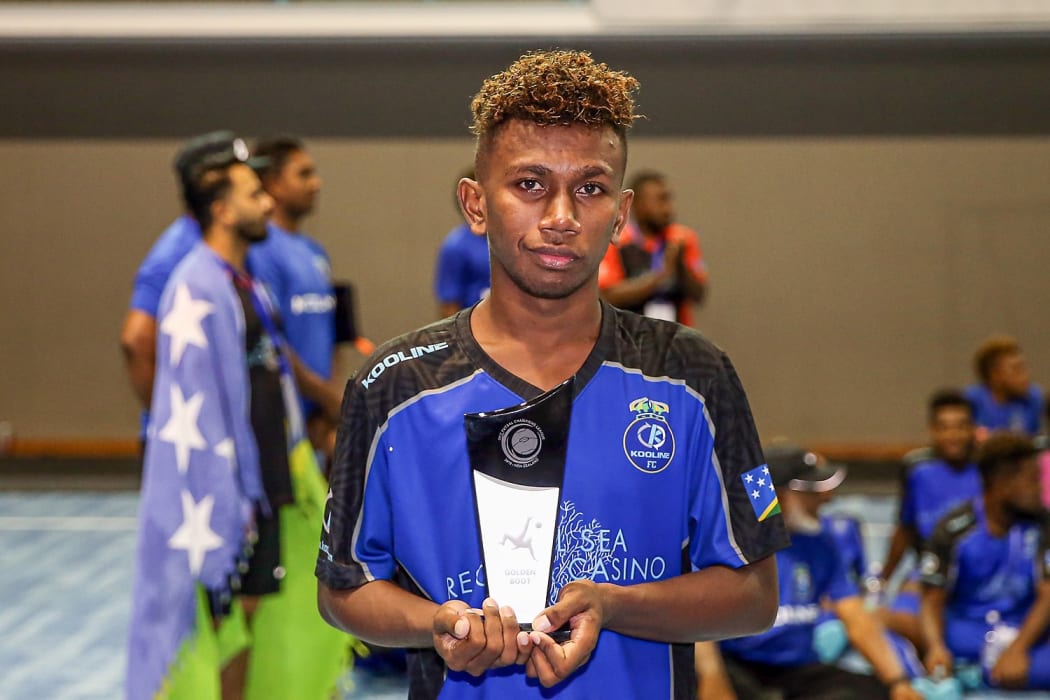 Kooline's Benjamin Mana won the golden boot award after netting eight goals.