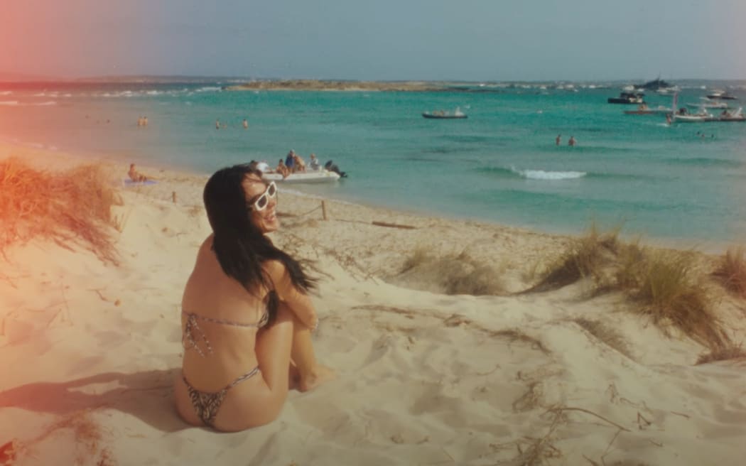Katy Perry seen in Spanish sand dunes in her 'Lifetimes' music video.