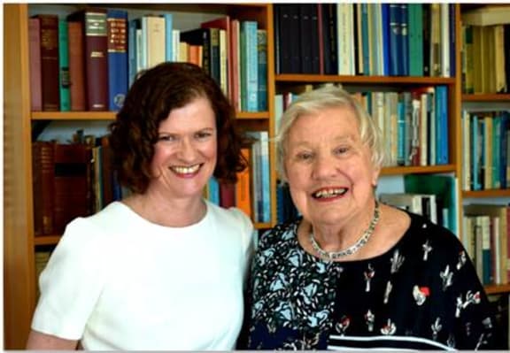 Authors Janet McLean and Dame Alison Quentin-Baxter