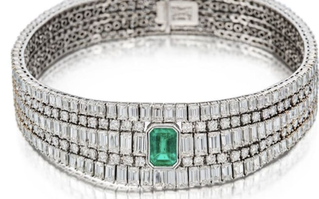 A Metropolitan police handout showing one of the diamond rings stolen in the raid on a Primrose Hill home.