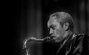 Sonny Stitt playing the saxophone