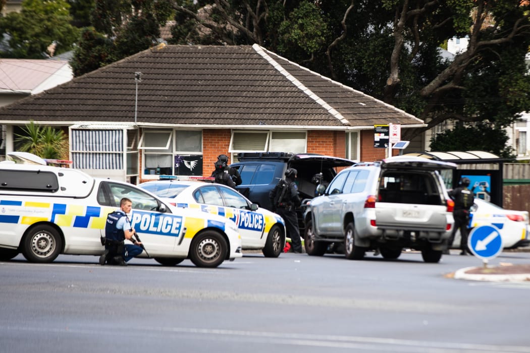 The Armed Offenders Squad attended the incident.