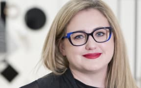 Sarah Farrar, Te Papa Senior Curator Art. Photography by Kate Whitley. Te Papa.