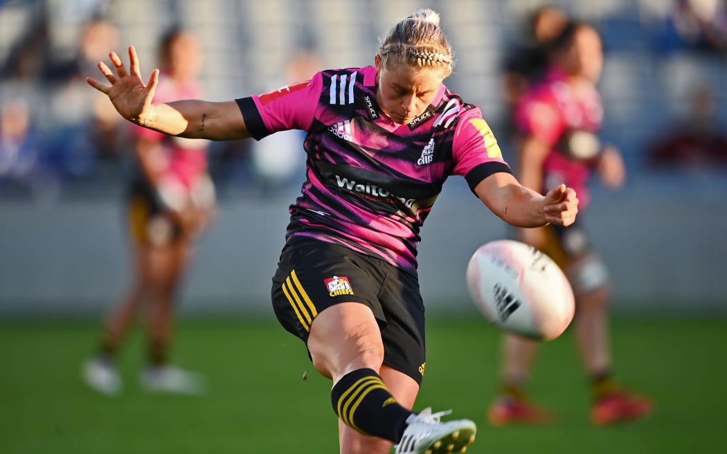 Chelsea Alley.
Blues v Chiefs, Women's Super Rugby. Eden Park, Auckland. New Zealand. Saturday 1 May 2021.