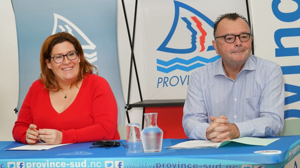 Southern Province president Sonia Backes and public prosecutor Yves Dupas