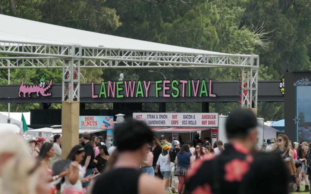 Laneway Festival in Western Springs Park, Auckland on 5 February, 2026.