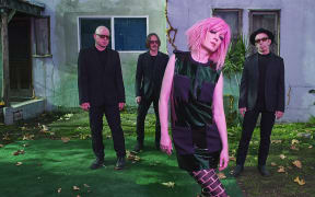 Garbage (L-to-R: Steve Marker, Butch Vig, Shirley Manson, Duke Erikson)