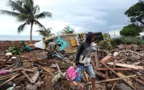 Officials say some 150 people are still missing and 16,000 have been displaced.