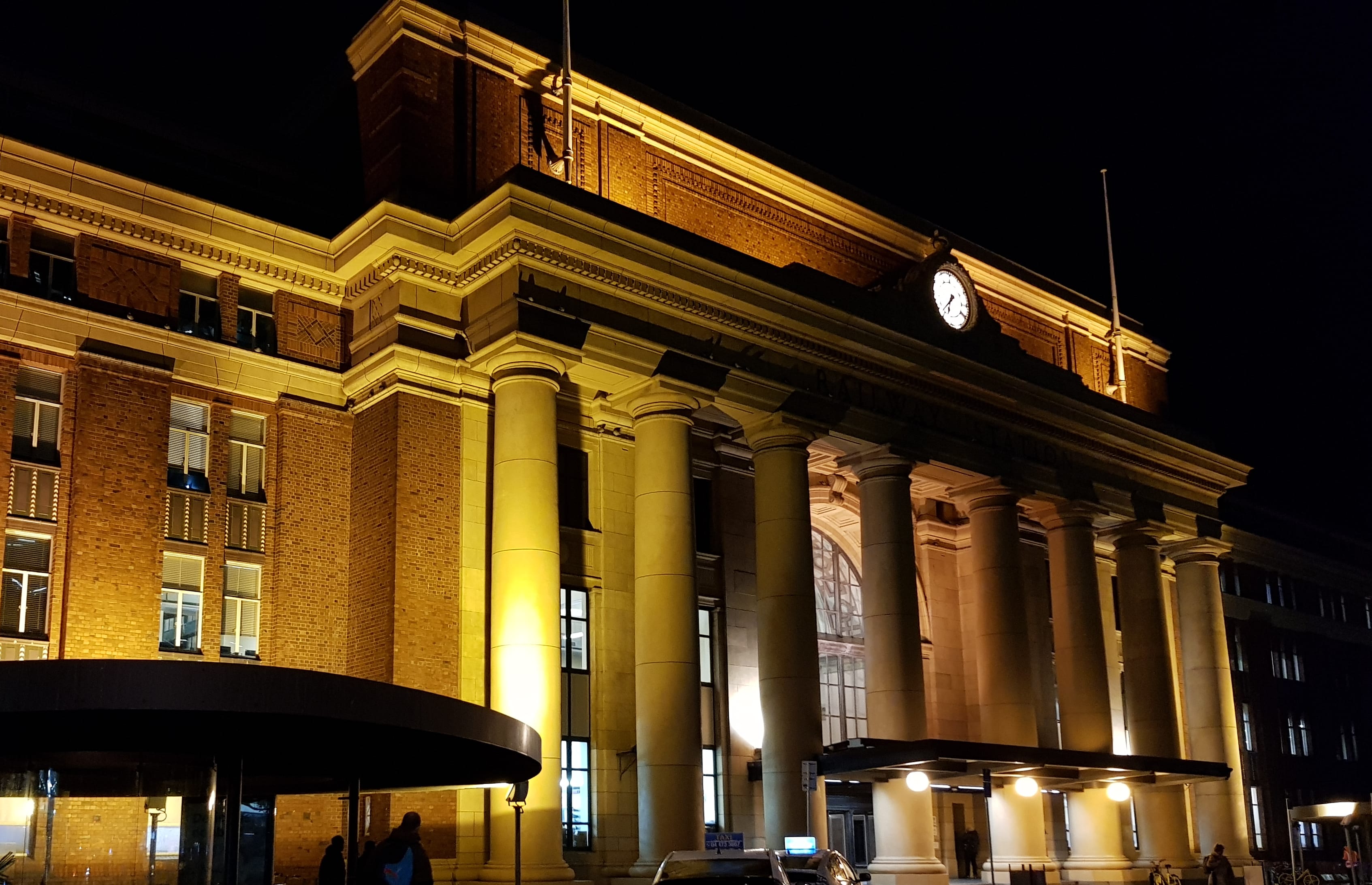 Wellington train station.