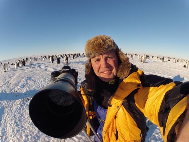 Doug Allan, OBE has been on more than 100 filming expeditions in some of the most challenging locations on earth.