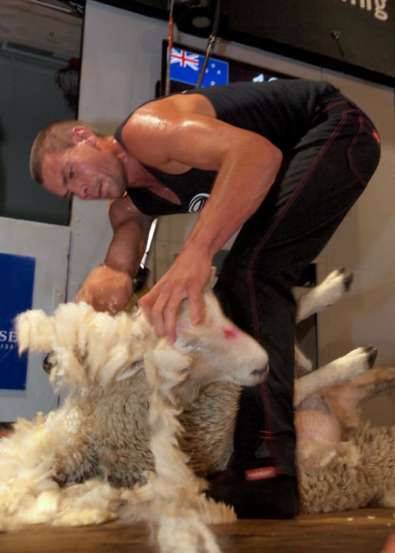 New Golden Shears champion Rowland Smith.