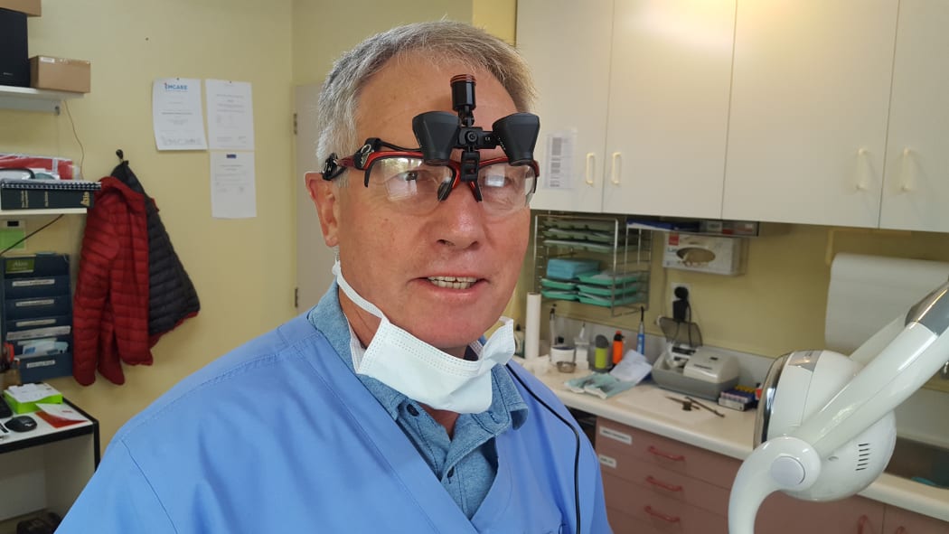 Dentist Peter Payne at the Linwood Dental Centre.