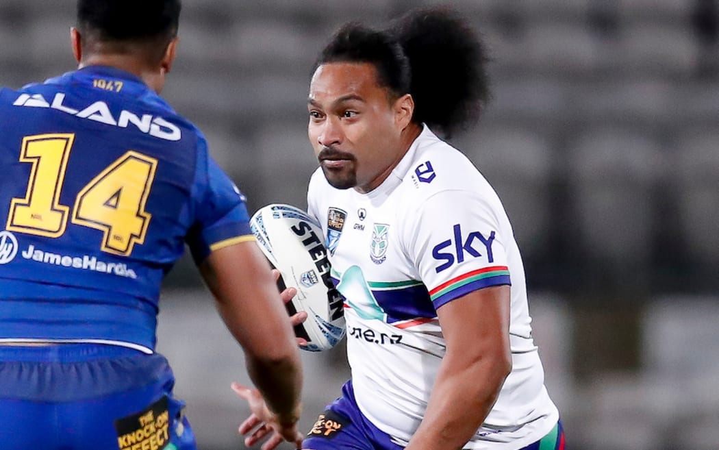 Bunty Afoa in possession. NSW Cup Finals Week 3 - Warriors v Eels at Jubilee Stadium.