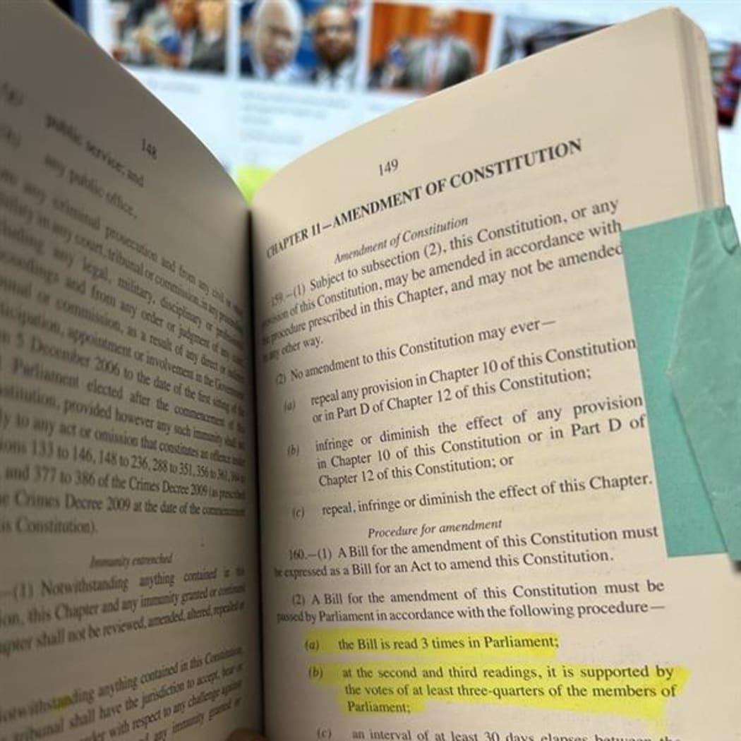 The government is specifically seeking the Supreme Court's opinion on the interpretation and application of sections 159 and 160, which concern the process of amending the 2013 Constitution.
