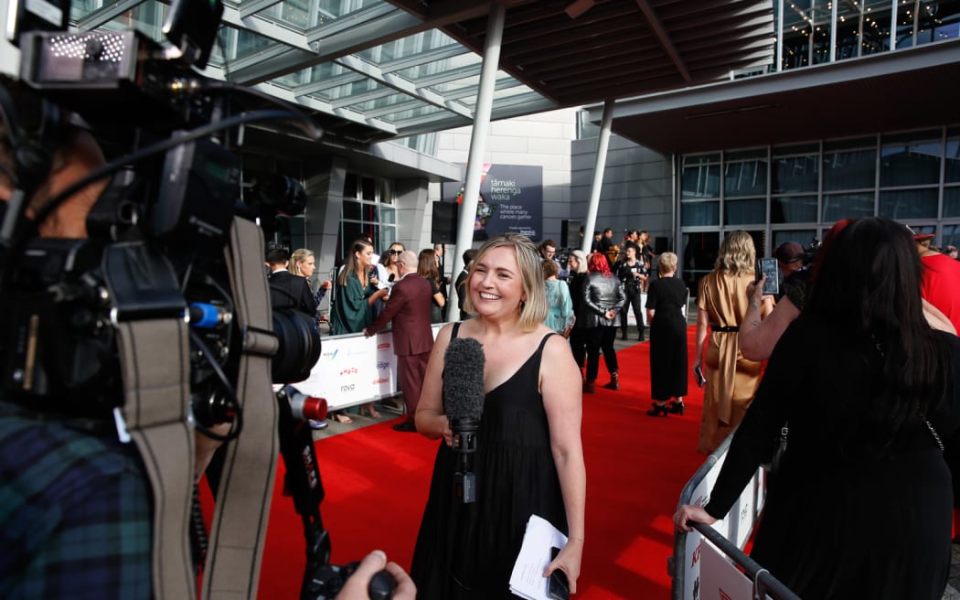 Charlotte Ryan at the 2019 VNZMAs for RNZ
