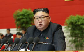 File photo of Kim Jong Un released by North Korea's official Korean Central News Agency  on January 7, 2021