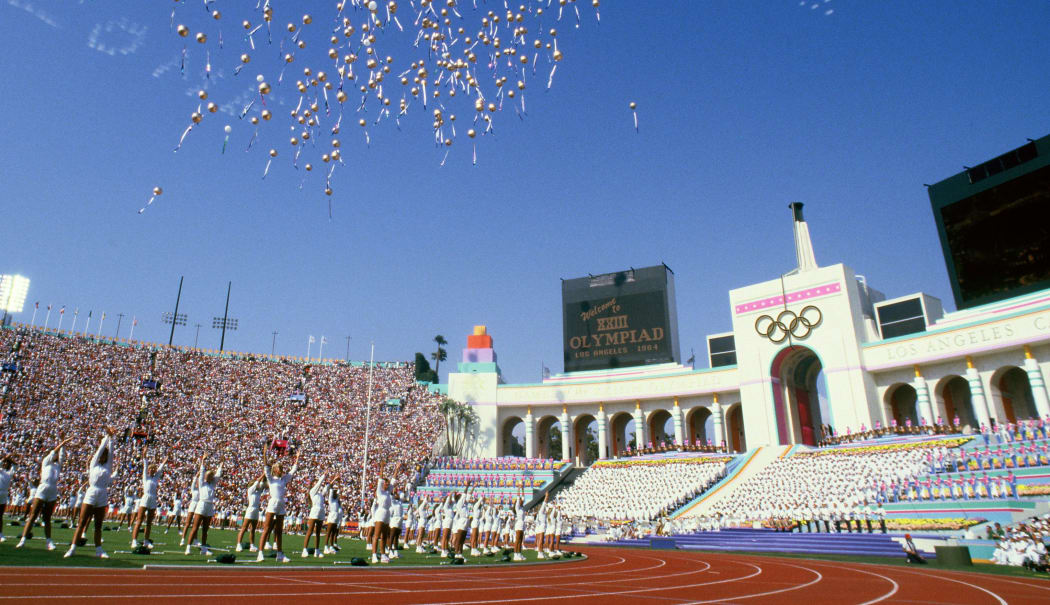 Los Angeles Olympic Games 1984 - Opening ceremony, 28 July 1984.